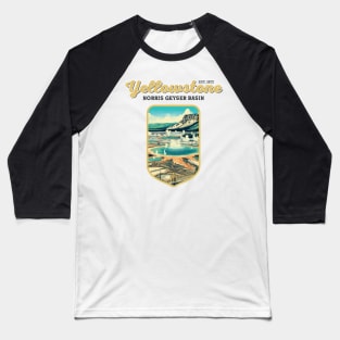 USA - NATIONAL PARK - YELLOWSTONE - Norris Geyser Basin - 2 Baseball T-Shirt